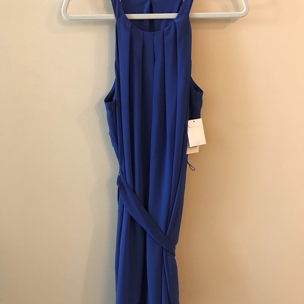 NEW Blue dress with cutout details - Picture 6 of 7